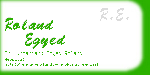 roland egyed business card